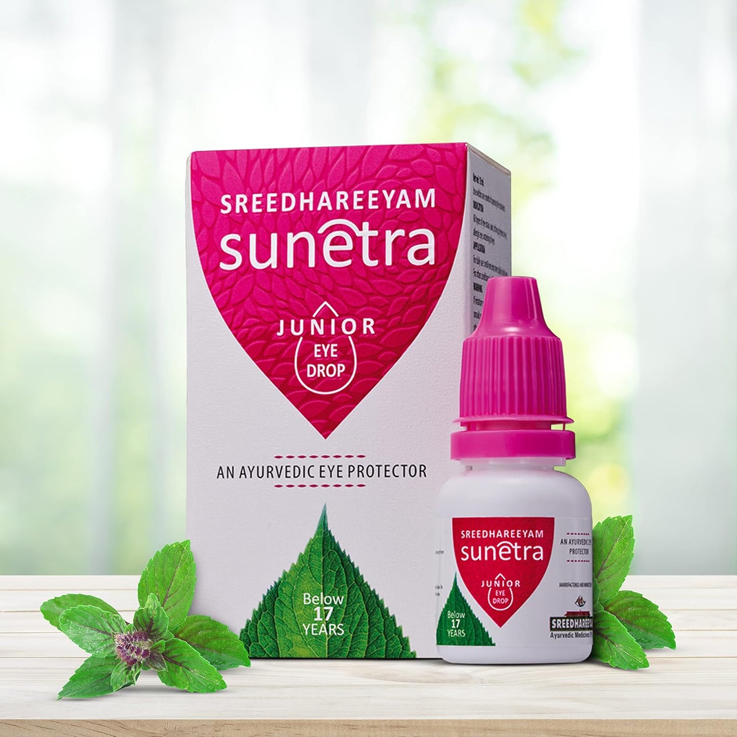 Sreedhareeyam Ayurveda Sunetra Junior Herbal Eyedrops (Below 17 years age)