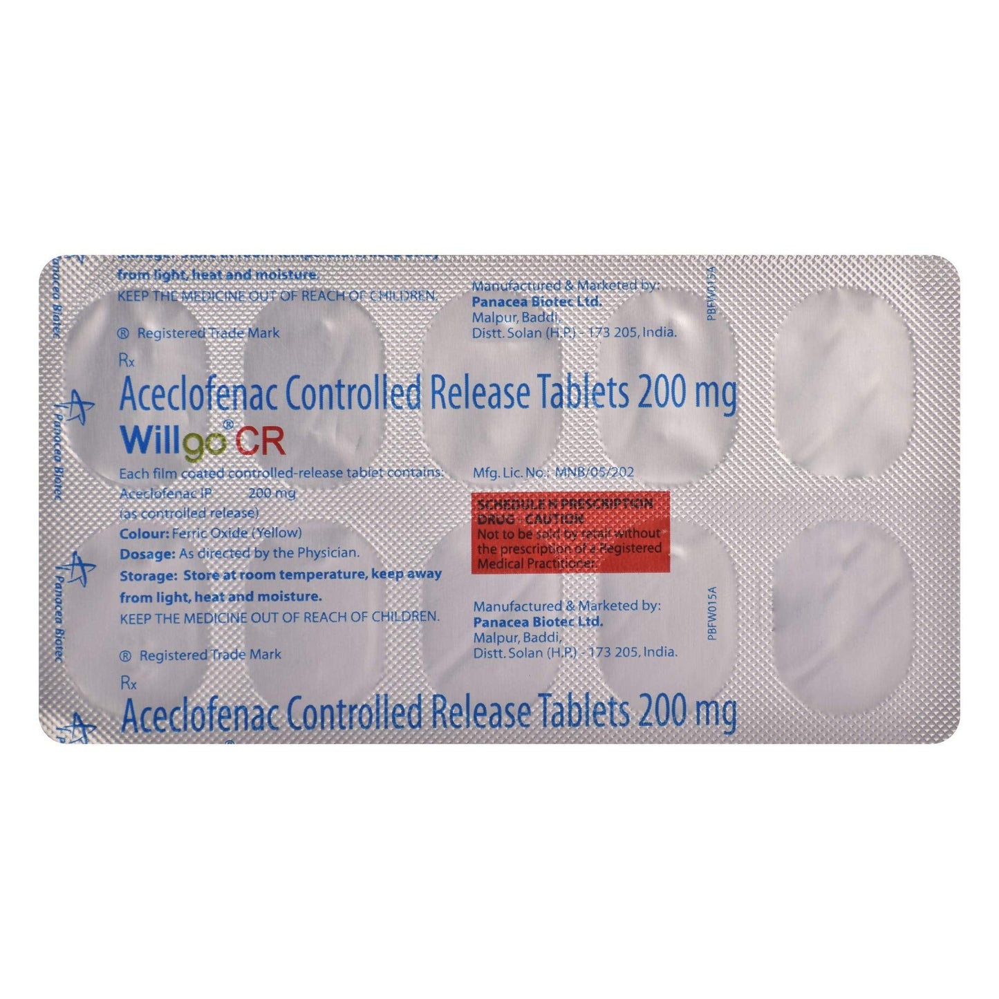 Willgo CR - Strip of 10 Tablets