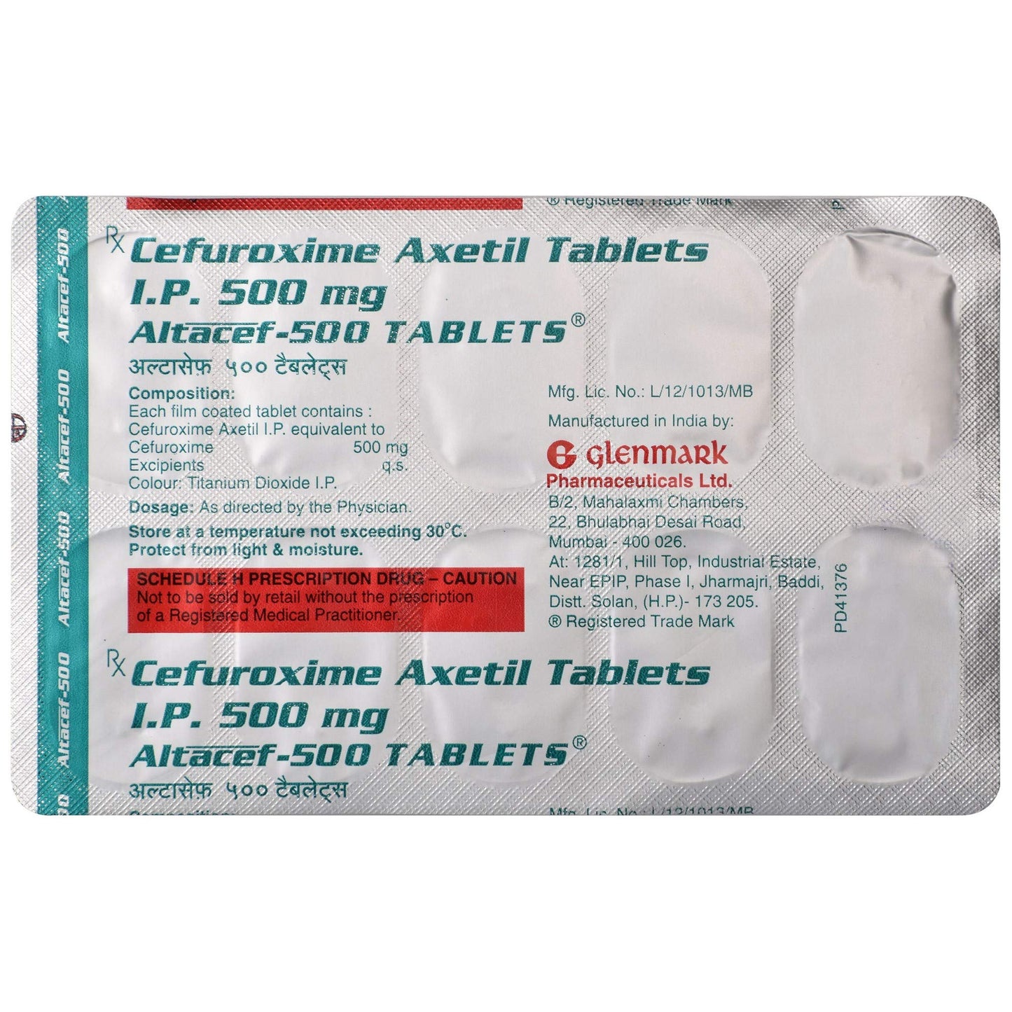 Altacef-500 - Strip of 10 Tablets