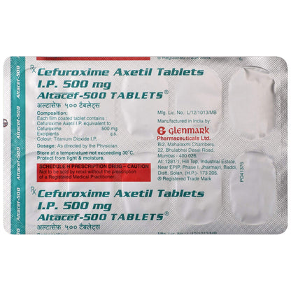 Altacef-500 - Strip of 10 Tablets