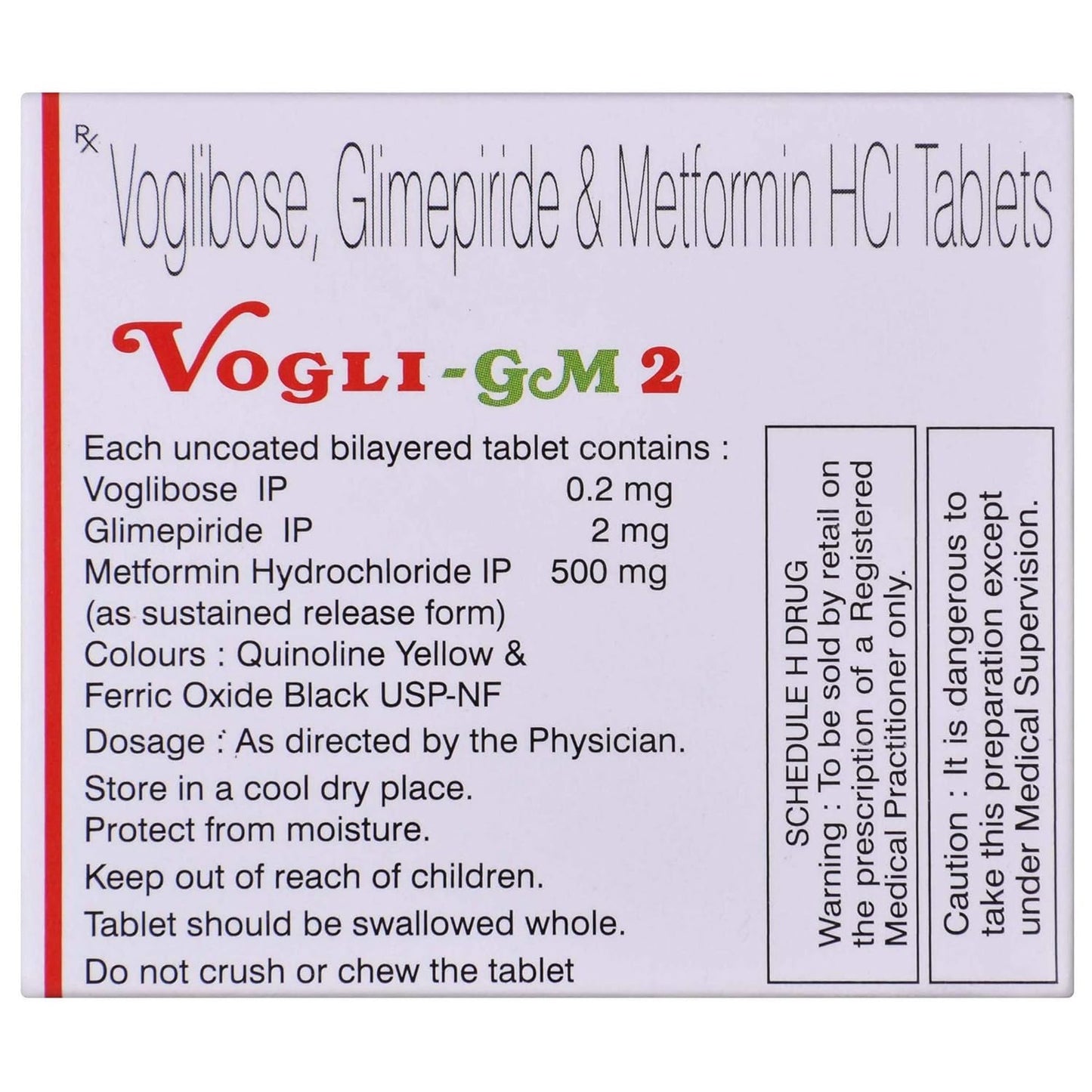 Vogli Gm - 2 - Strip of 10 Tablets