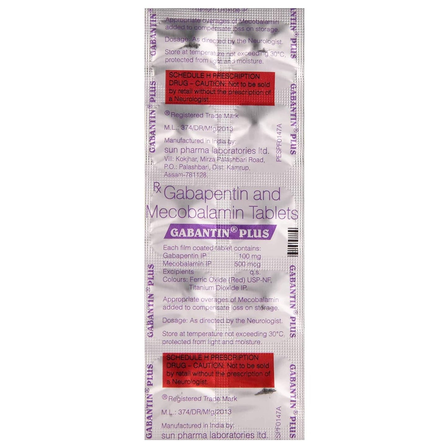 Gabantin Plus - Strip of 10 Tablets