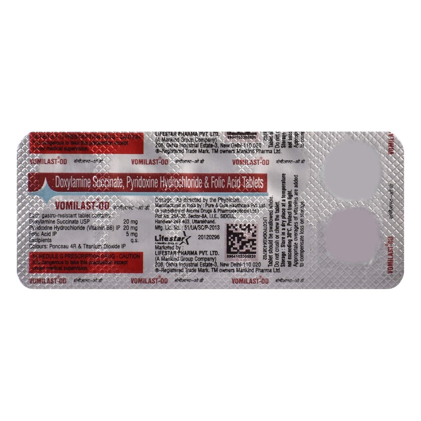 Vomilast OD - Strip of 10 Tablets