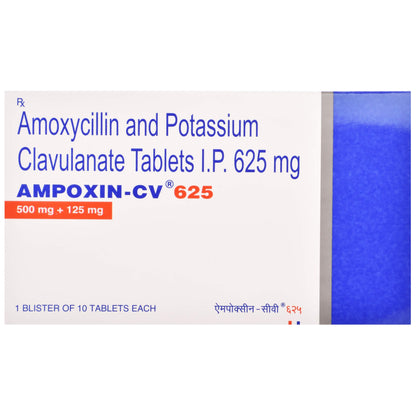 Ampoxin CV 625 - Strip of 10 Tablets