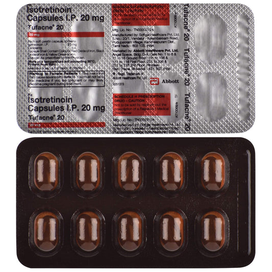 Tufacne 20 - Strip of 10 Capsules