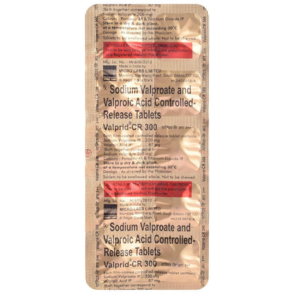 Valprid- CR 300 - Strip of 10 Tablets