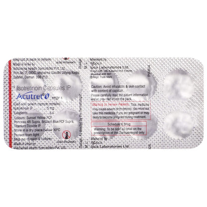 Acutret 5 - Strip of 10 Capsules