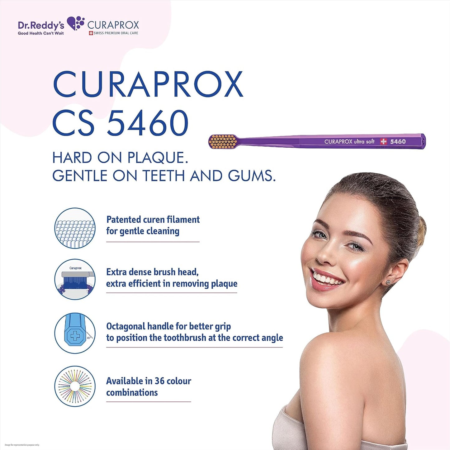 Dr. Reddy's Curaprox CS 5460 - Pack of 1 Toothbrush