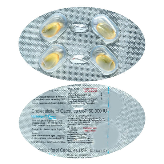 Upsurge-D3 - Strip of 4 Tablets