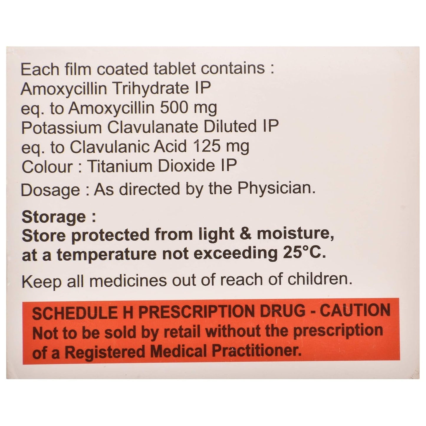 Apcil 625 - Strip of 6 Tablets