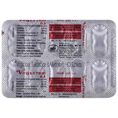 Vogli Trio 0.2mg- Strip of 10 Tablets