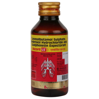 Ascoril LS - Bottle of 100 ml Syrup