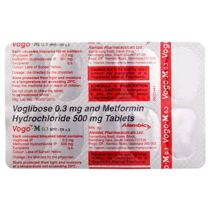 Vogo-M 0.3 - Strip of 10 Tablets