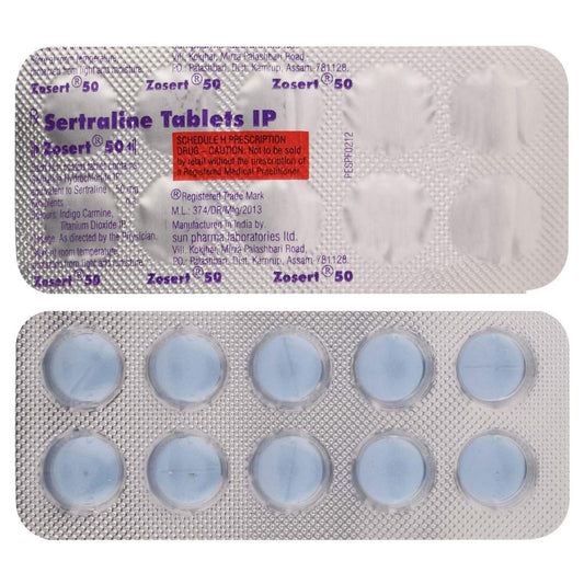 Zosert 50 - Strip of 10 Tablets