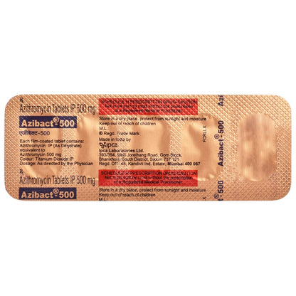 Azibact-500 - Strip of 5 Tablets