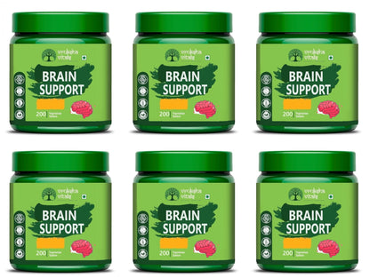 Vruksha Vitals Ginkgo Biloba - Brain Support 200 tablets x Pack of 2