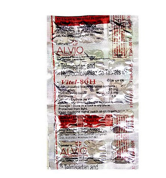 Vitel H 80/12.5 - Strip of 15 Tablets