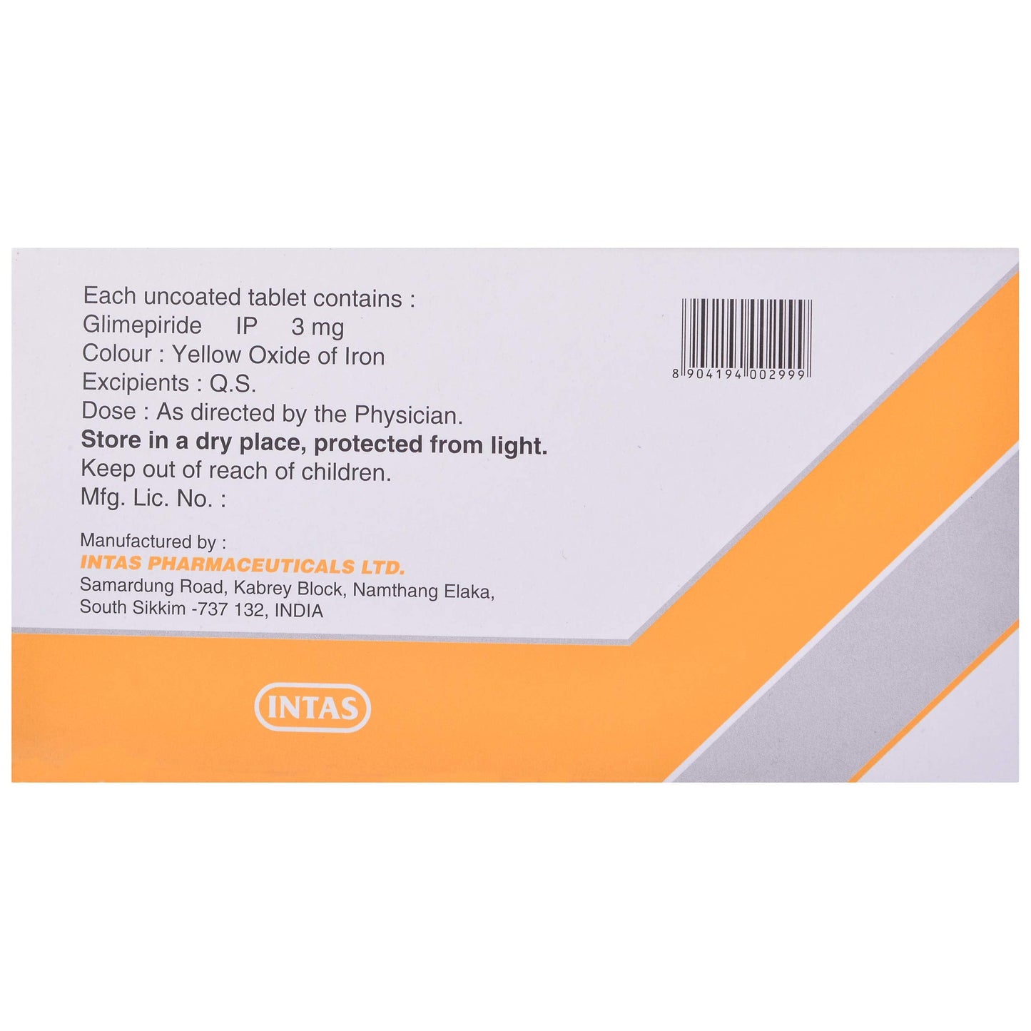 Zoryl-3 - Strip of 15 Tablets