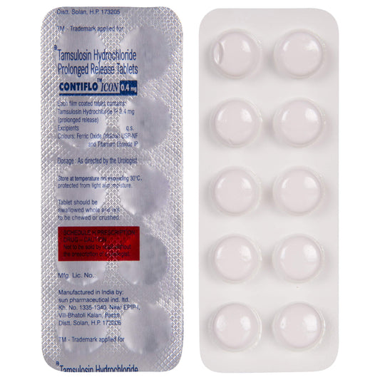 Contiflo Icon 0.4 mg - Strip of 10 Tablets