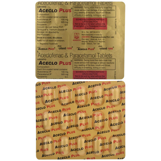 Aceclo Plus - Strip of 15 Tablets