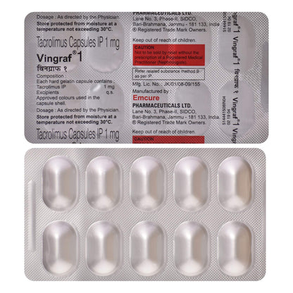 Vingraf 1- Strip of 10 Capsules