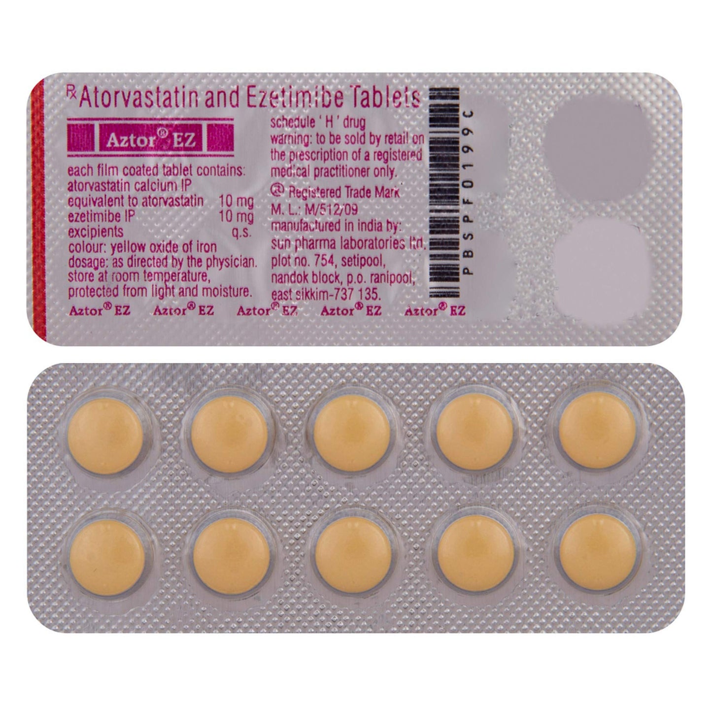 Aztor EZ - Strip of 10 Tablets