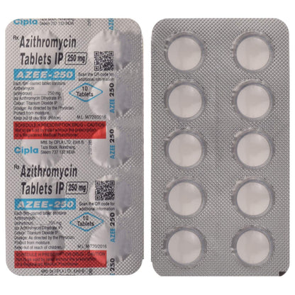 Azee-250 - Strip of 10 Tablets