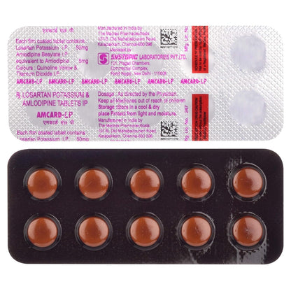 Amcard-LP - Strip of 10 Tablets