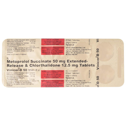 Vinicor D 50 - Strip of 10 Tablets