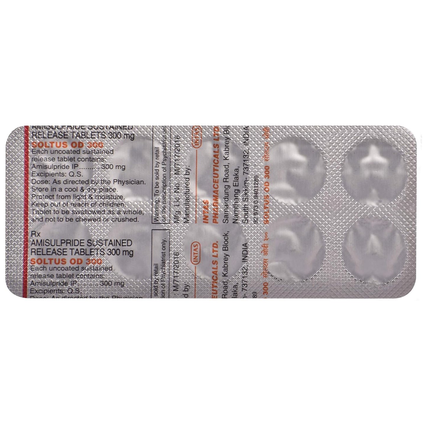 Soltus OD 300 - Strip of 10 Tablets