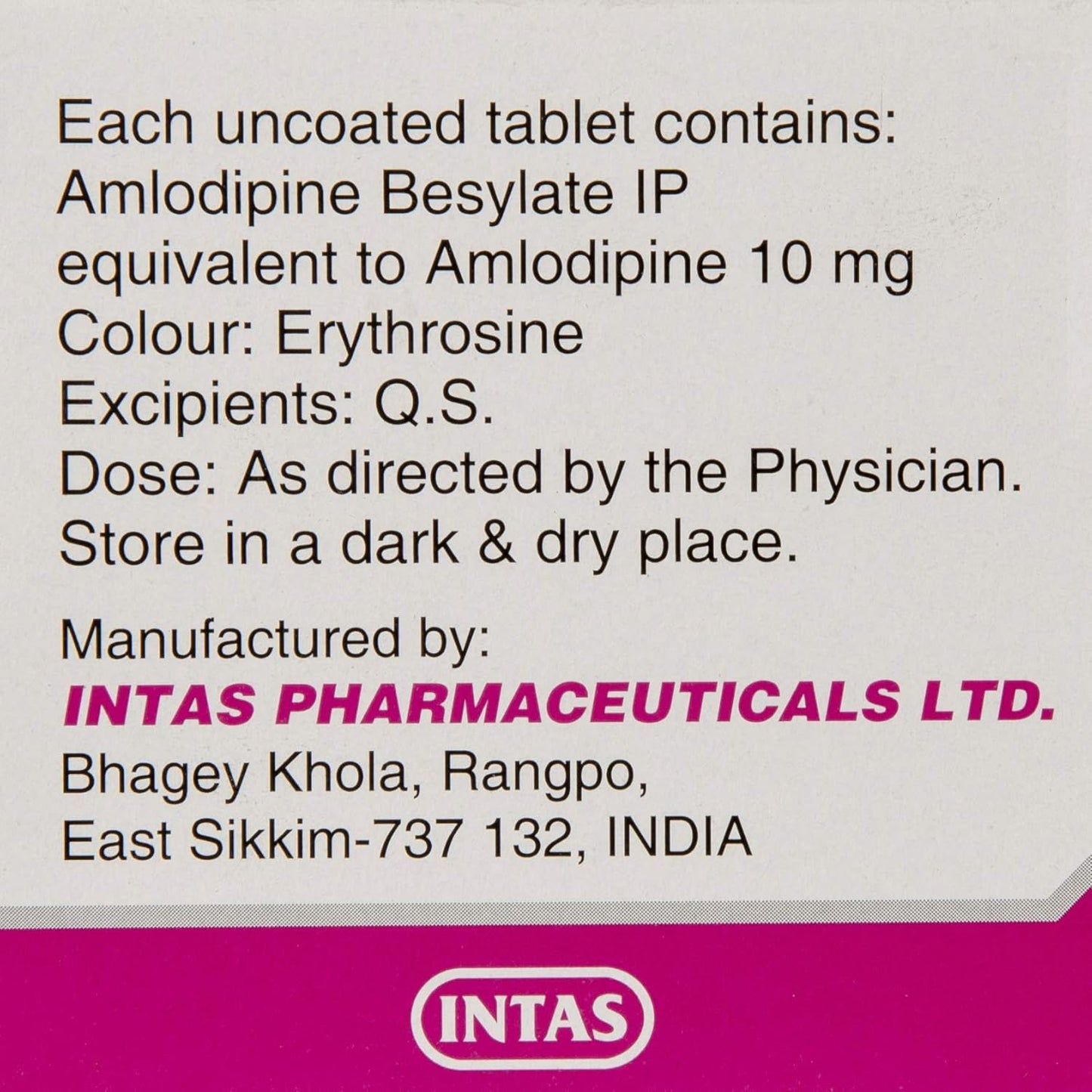 Amtas-10 - Strip of 15 Tablets