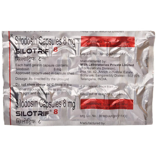 Silotrif 8 - Strip of 10 Capsules