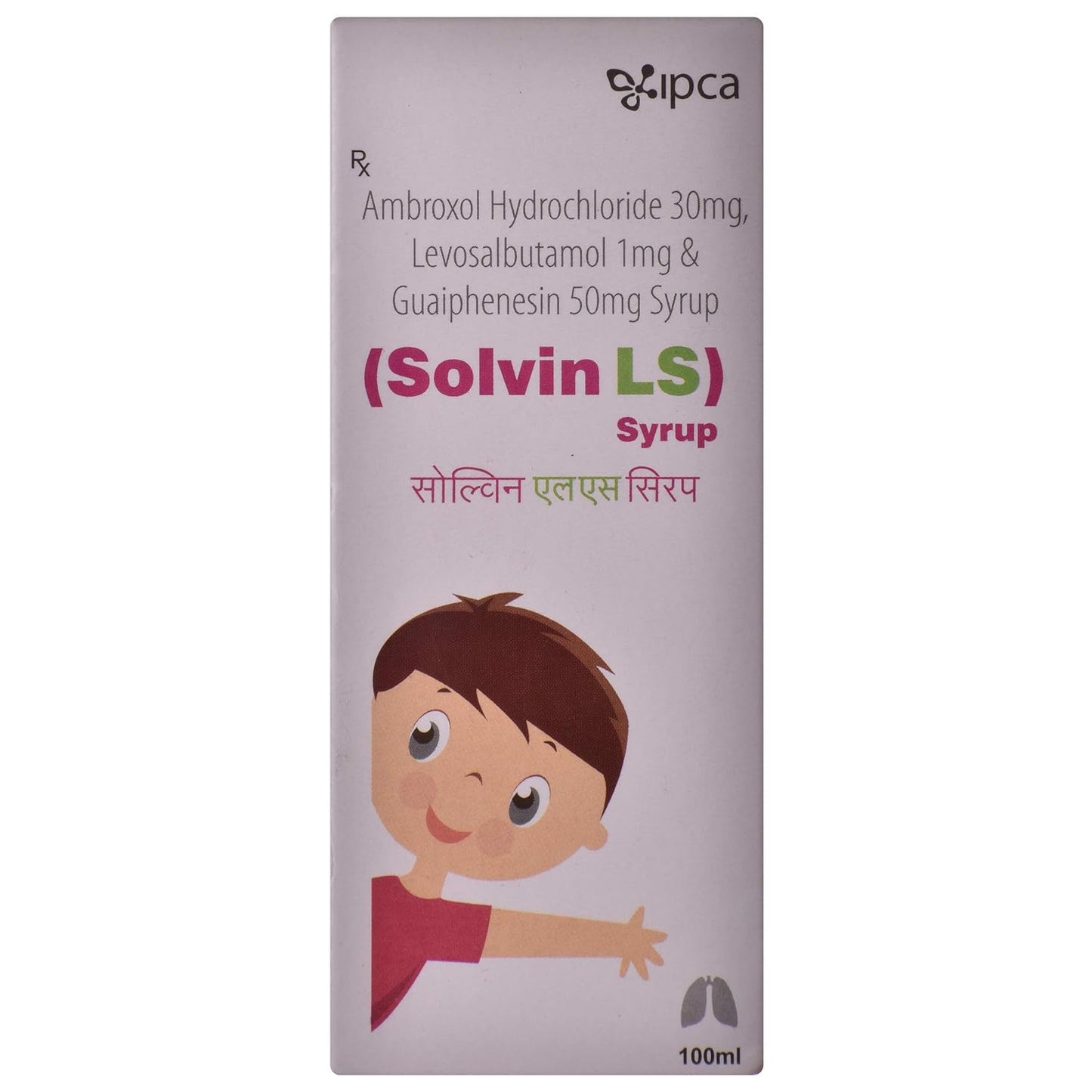 Solvin LS - Bottle of 100 ml Syrup