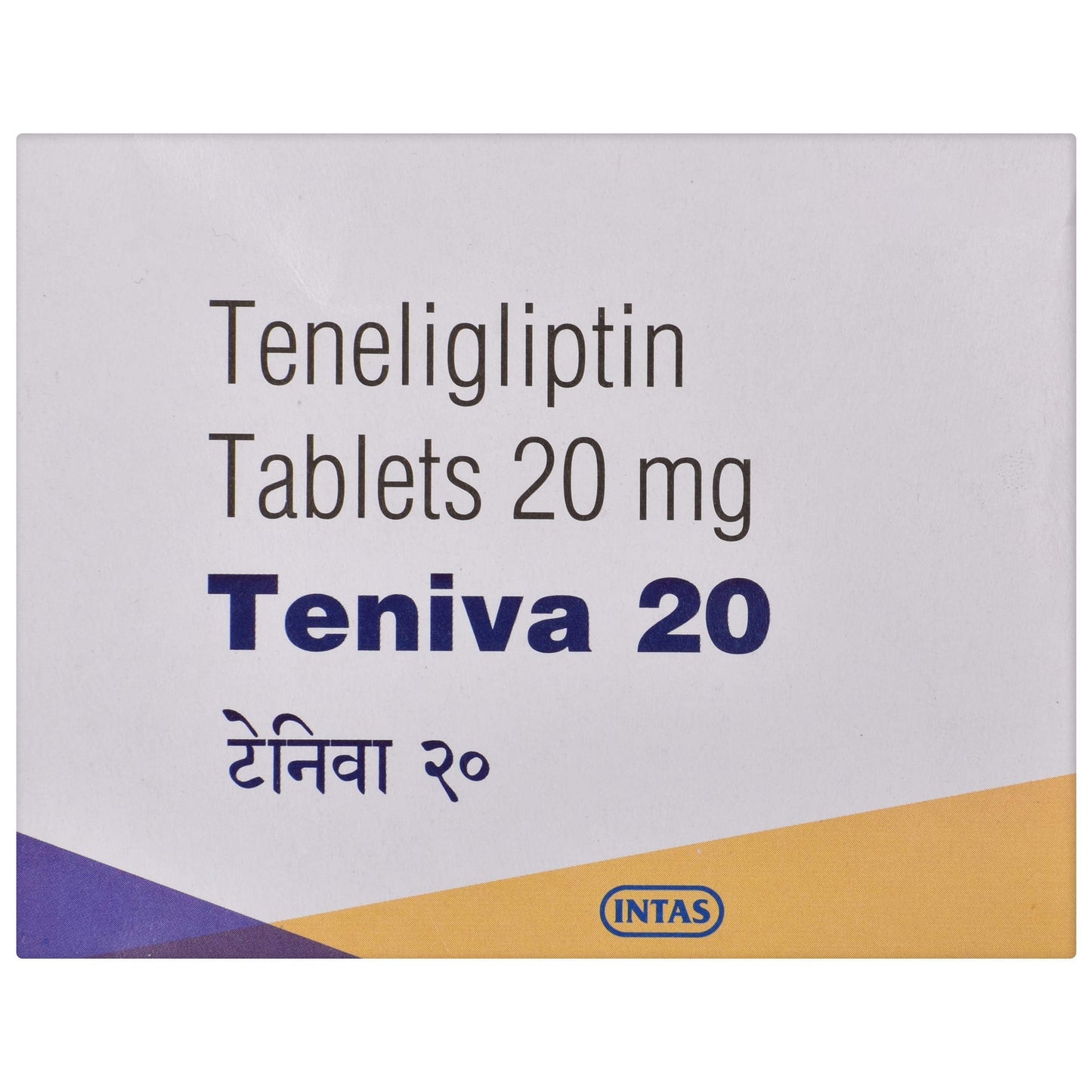 Teniva 20 - Strip of 20 Tablets