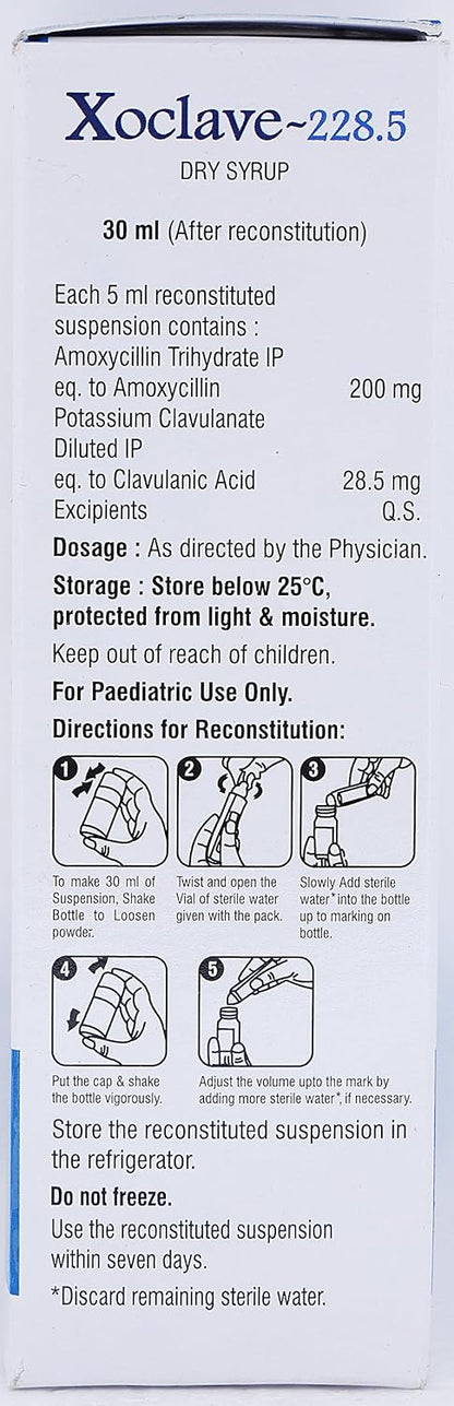 Xoclav - Bottle of 30 ml Dry Syrup