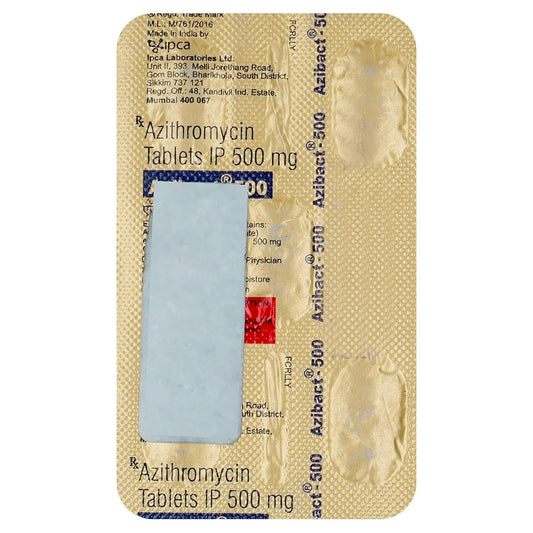 Azibact Si 500mg - Strip of 5 Tablets