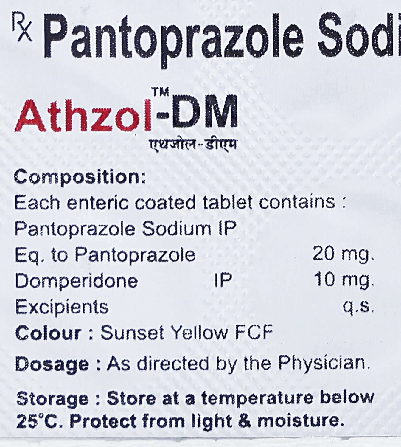 ATHZOL DM - Strip of 10 Tablets