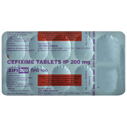 Zifi 200 - Strip of 10 Tablets