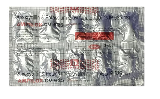 AMPILOX-CV 625 - Strip of 10 Tablets