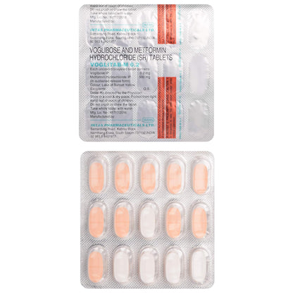 Voglitab-M 0.2 - Strip of 15 Tablets