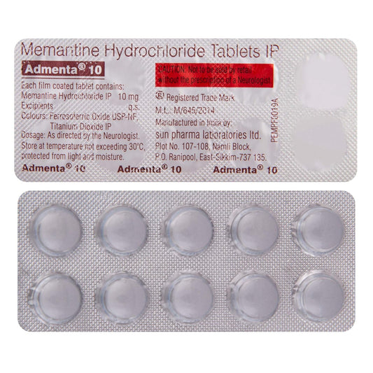 Admenta 10 - Strip of 10 Tablets