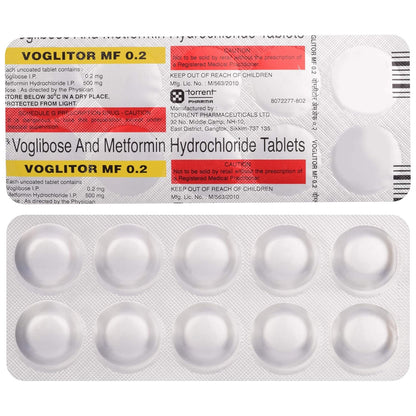 Voglitor MF 0.2 - Strip of 10 Tablets