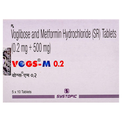 Vogs M 0.2 - Strip of 10 Tablets