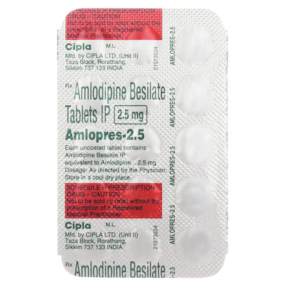 Amlopres-2.5 - Strip of 15 Tablets