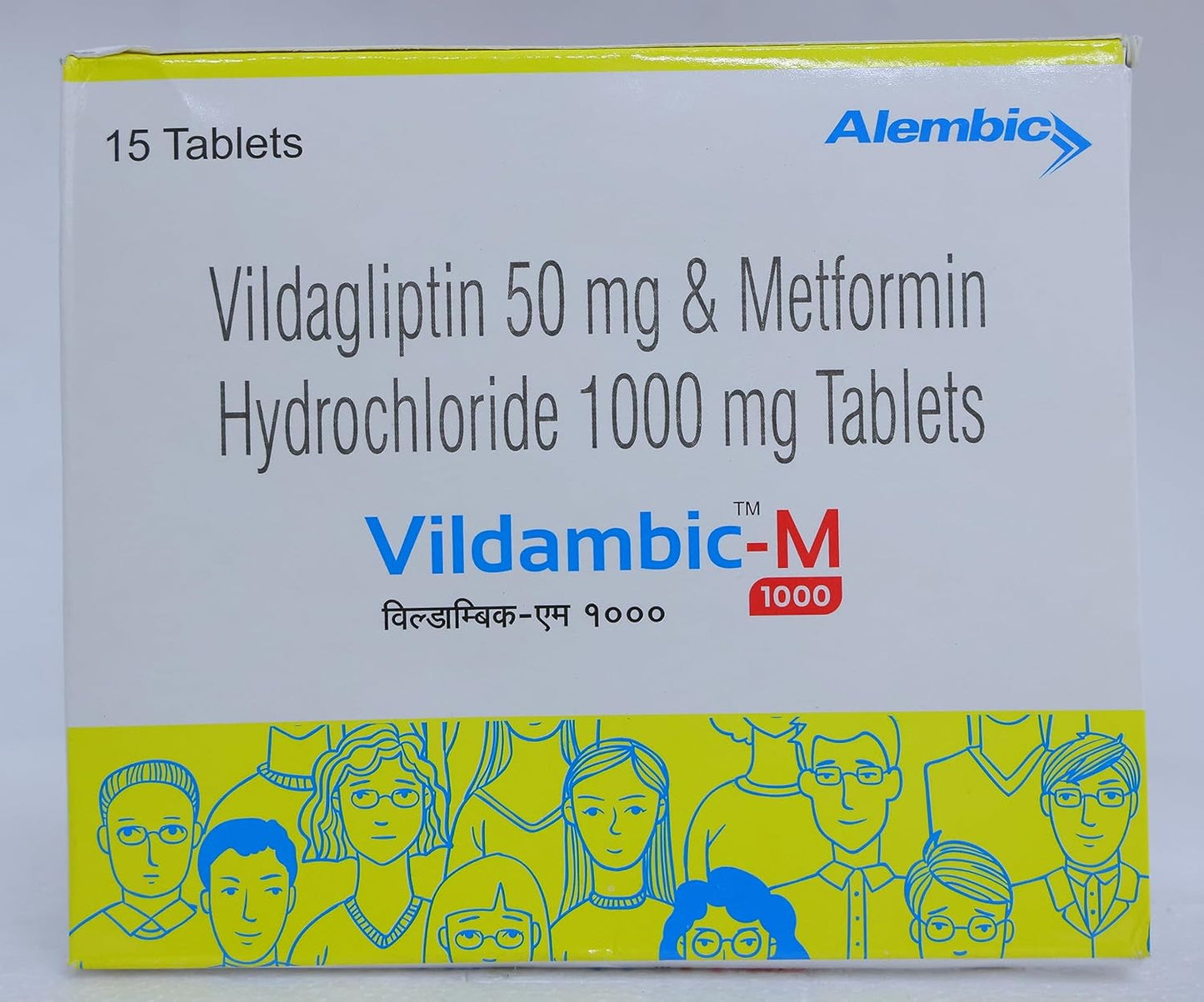 Vildambic-M 1000 - Strip of 15 Tablets