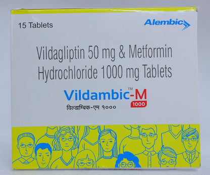 Vildambic-M 1000 - Strip of 15 Tablets