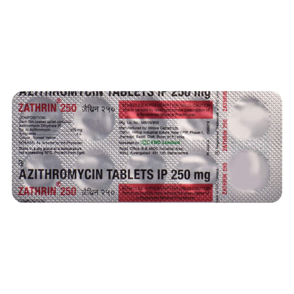 Zathrin 250 - Strip of 10 Tablets