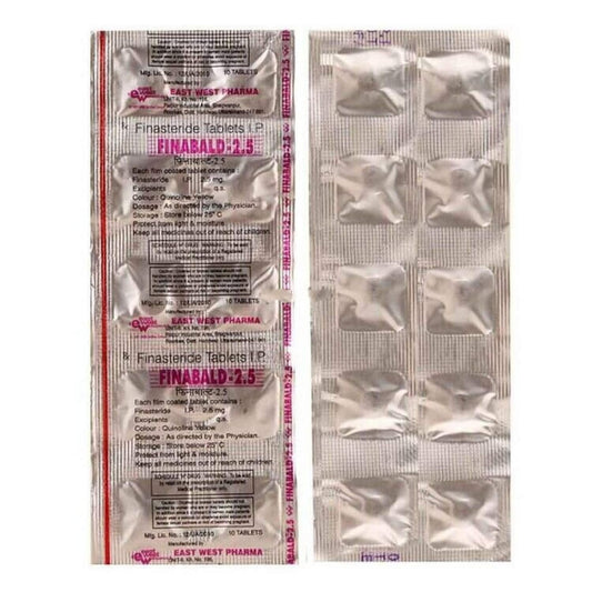 Finabald 2.5 Mg - Strip of 10 Tablets