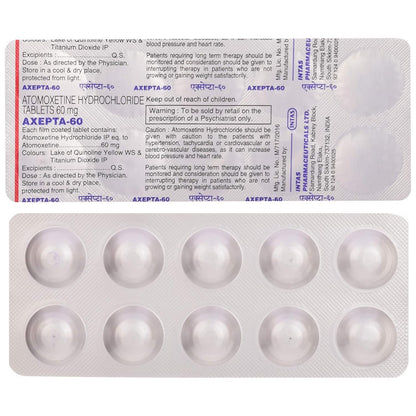 Axepta-60 - Strip of 10 Tablets