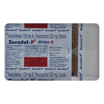 Zerodol P - Blister Pack of 10 Tablets